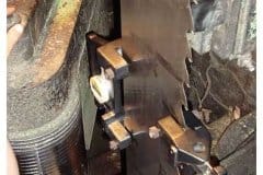 Band-saw-strain-test
